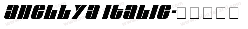 ahellya italic字体转换